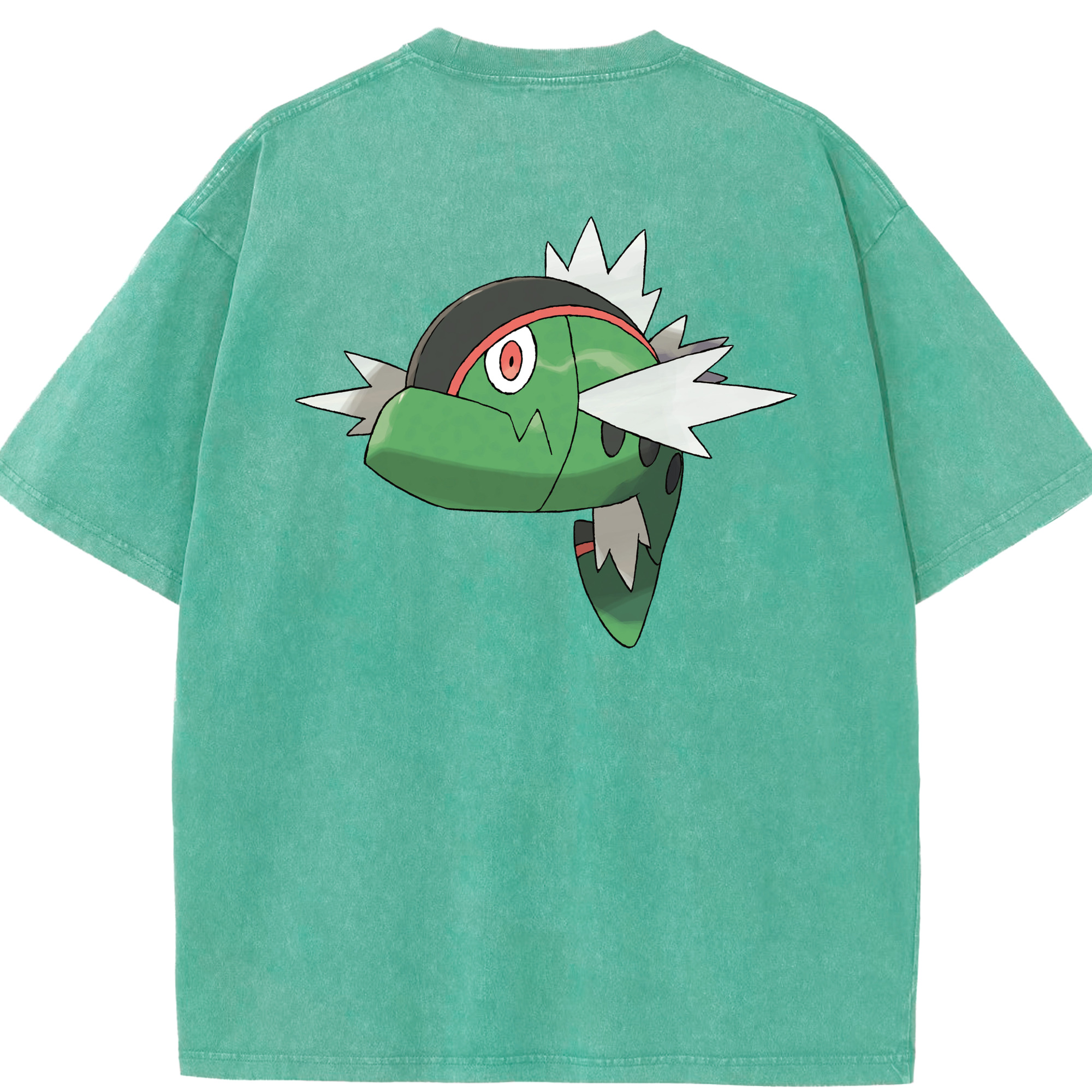 （画像用） ポケットモンスター Pokémon 綿100% ヴィンテージ風 半袖Tシャツ（背面プリント）